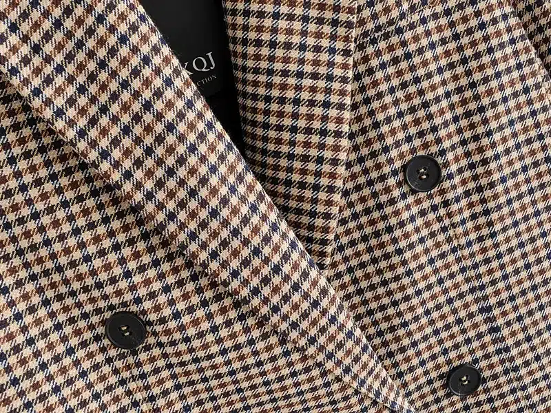 2019 spring jacket women blazer coat casual plaid womens clothing long sleeve coat women 14