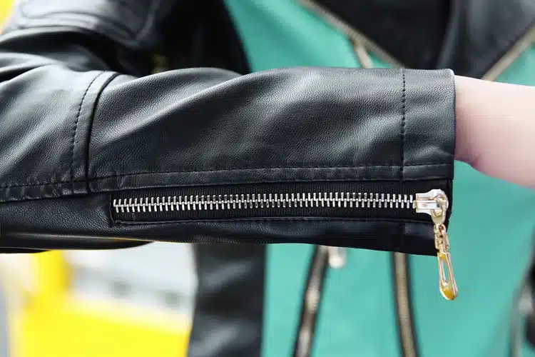 6 sizes PU women leather motorcycle jacket patchwork color spring autumn zipper design women leather jacket coat plus size S-3XL 25