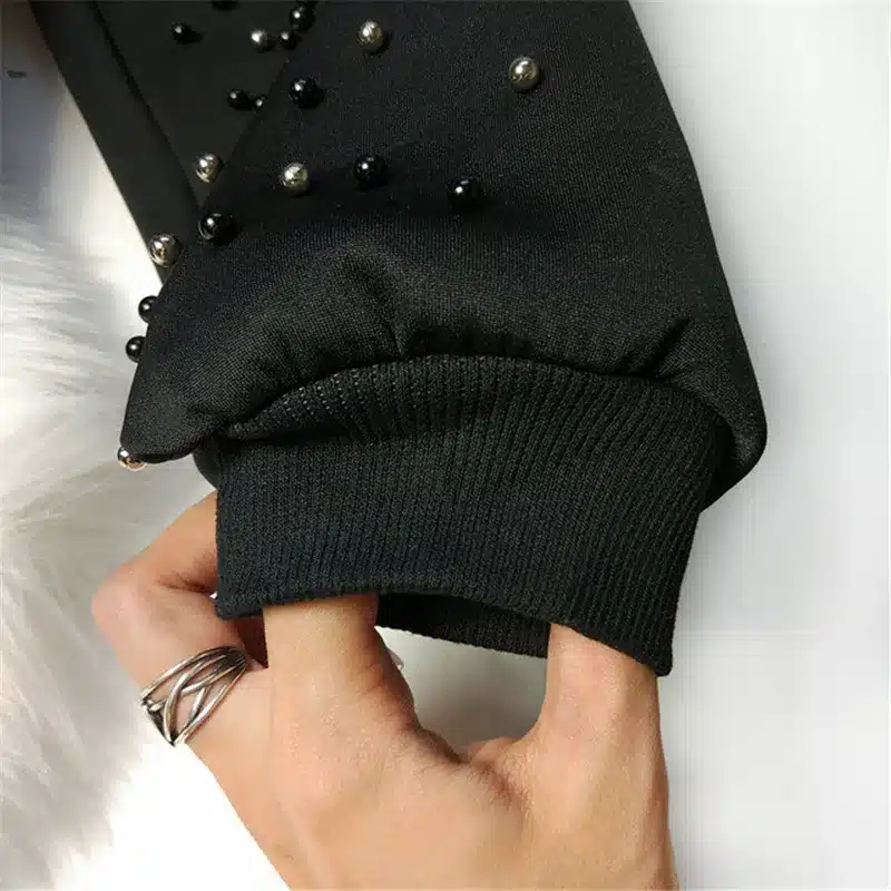 RUGOD New Hot Diamond Beading Bomber Jacket Women 2018 Spring Casual Loose Zipper Long Sleeve Baseball Jacket Casaco Feminino 22