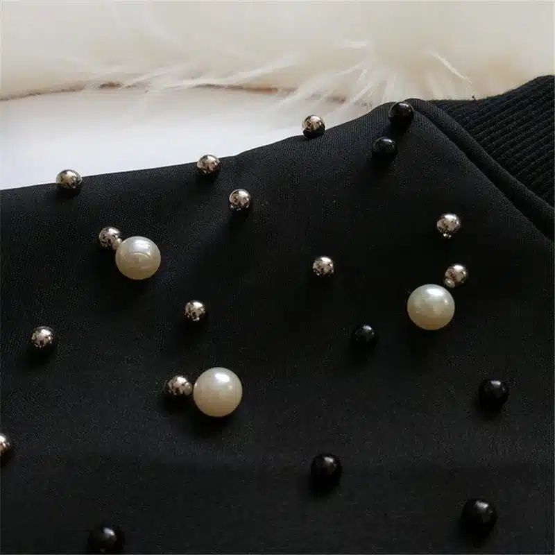 RUGOD New Hot Diamond Beading Bomber Jacket Women 2018 Spring Casual Loose Zipper Long Sleeve Baseball Jacket Casaco Feminino 24