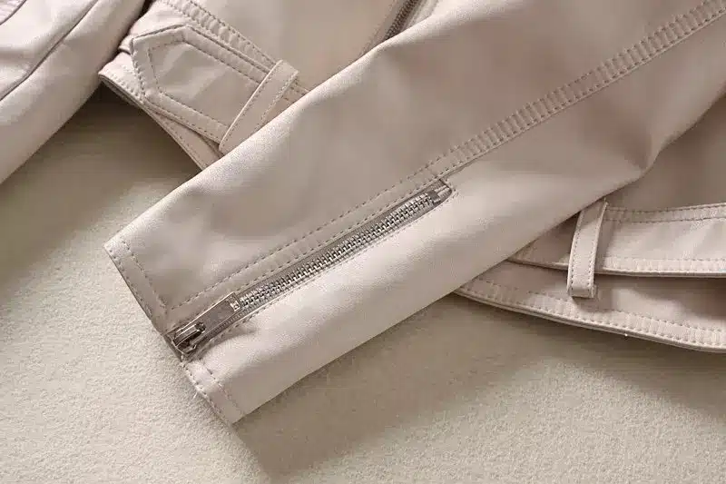 Sexy Off Shoulder Faux PU Leather Jacket women white zipprt slim Motorcycle coat 2018 spring winter black punk rock outwear 19