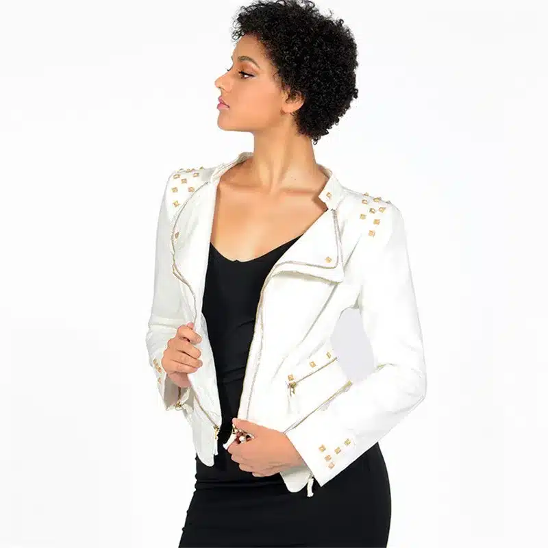 Short jacket womens 2018 spring denim motorcycle Windbreaker Plus size 6XL zipper tops Diamonds Slim female fashion jeans coats 18