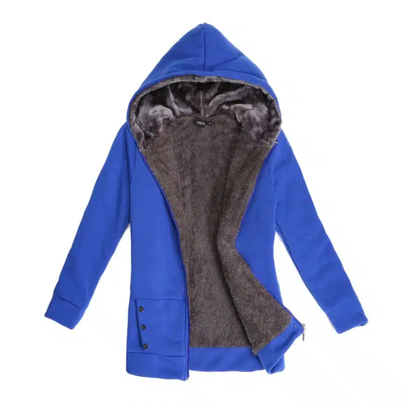Autumn winter Wollen Zipper Hoodie Coats Casual Warm Cardigan Sweaters Womens Long Sleeved Jackets Hooded Outwear Spring SJ726U 10