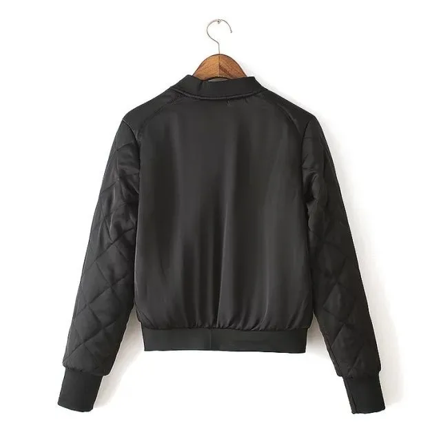 2018 Spring Winter Bomber Jacket Women Aviator Jacket Army Green Baseball Jackets Chaquetas Mujer Jaqueta Feminina Coat Women 18