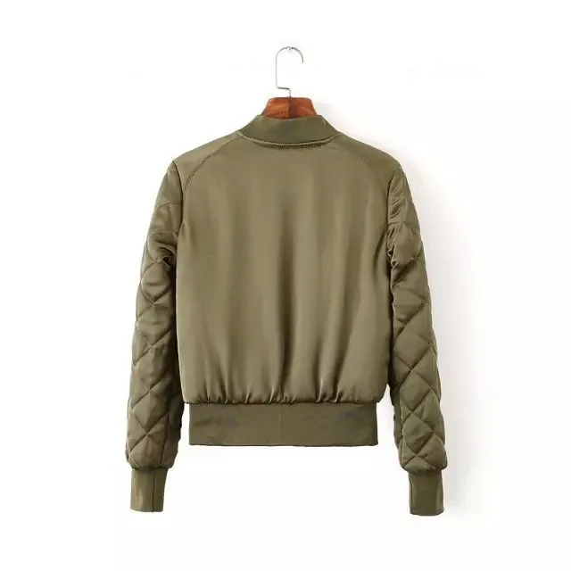 2018 Spring Winter Bomber Jacket Women Aviator Jacket Army Green Baseball Jackets Chaquetas Mujer Jaqueta Feminina Coat Women 29