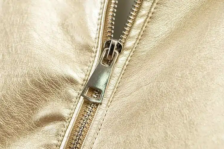 Cardigan Metal Silver and Gold Color Trend Women's Spring Jacket For Women Bomber Jackets Slim Casual Short Coat Female Autumn 10
