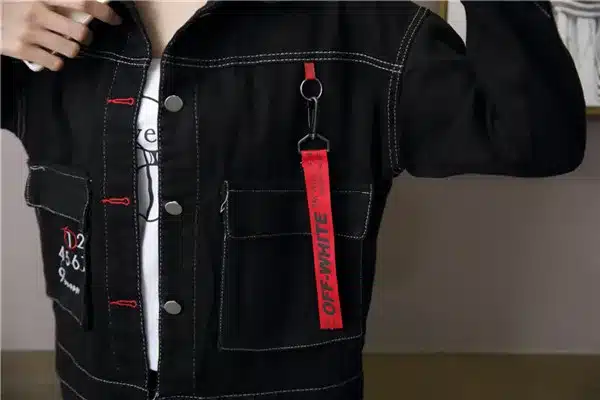 Rlyaeiz Fashion Black Jacket Women 2018 Spring Digital Embroidery Long Sleeve Short Denim Jackets Female Jeans Jackets Coats 21
