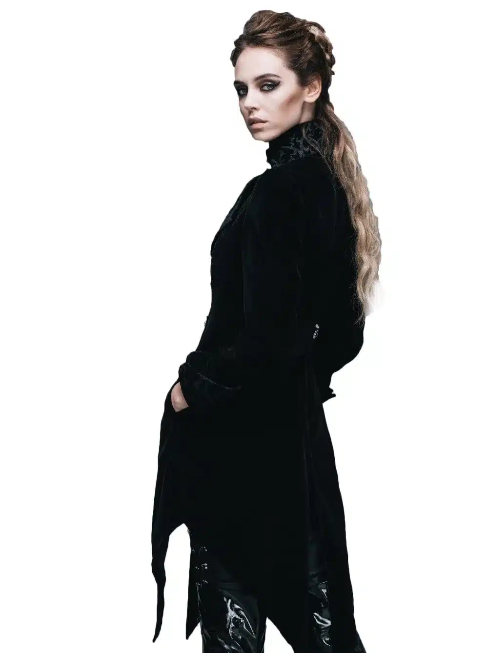 Steampunk Women's Spring Jacket Autumn Gothic Female Coat Long Sleeve Windbreaker Mujer British Patterns Womens Jackets 15