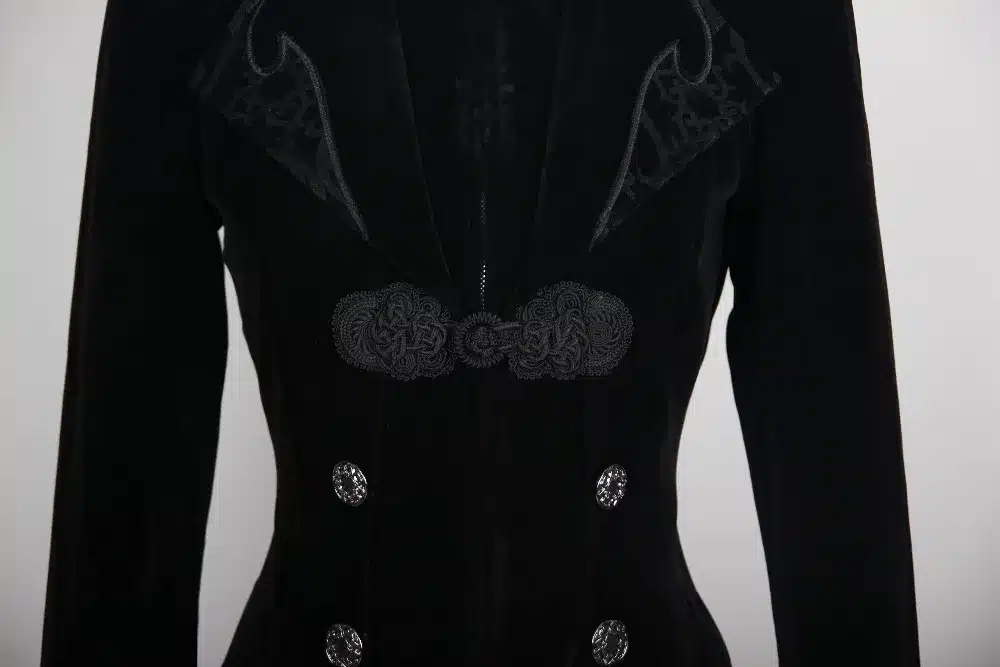 Steampunk Women's Spring Jacket Autumn Gothic Female Coat Long Sleeve Windbreaker Mujer British Patterns Womens Jackets 16