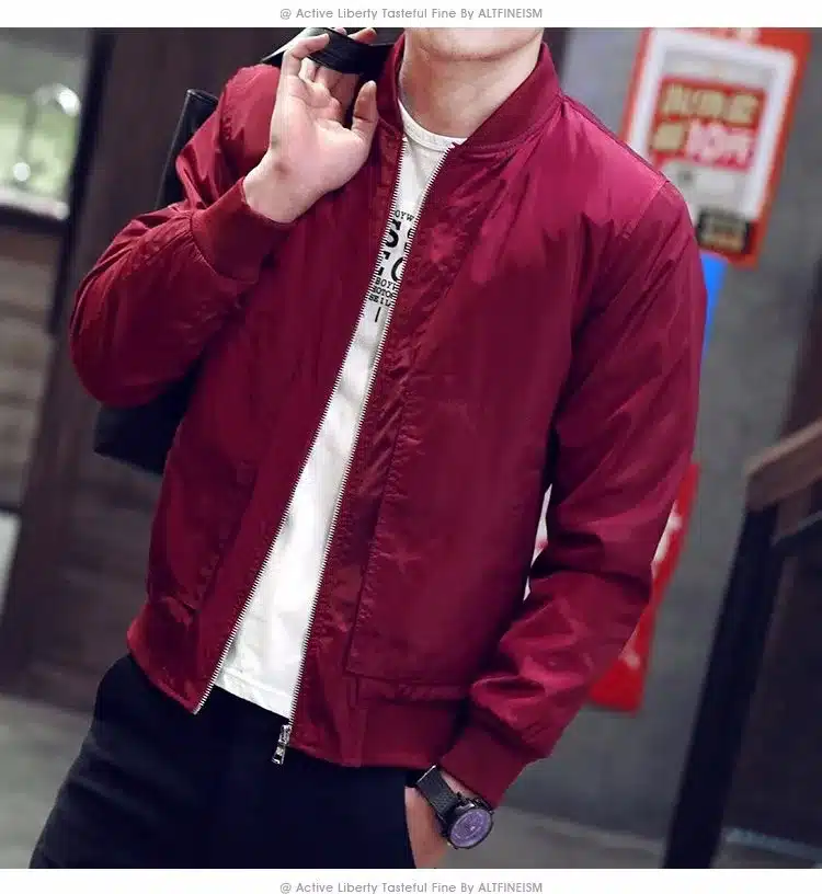 New Arrival Spring Men's Jackets Solid Fashion Coats Male Casual Slim Stand Collar Bomber Jacket Men Outerdoor Overcoat M-XXXXL 30