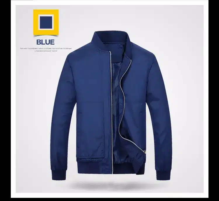 New Arrival Spring Men's Jackets Solid Fashion Coats Male Casual Slim Stand Collar Bomber Jacket Men Outerdoor Overcoat M-XXXXL 31