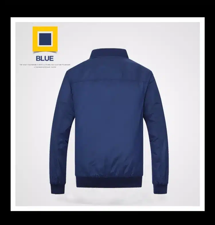 New Arrival Spring Men's Jackets Solid Fashion Coats Male Casual Slim Stand Collar Bomber Jacket Men Outerdoor Overcoat M-XXXXL 32