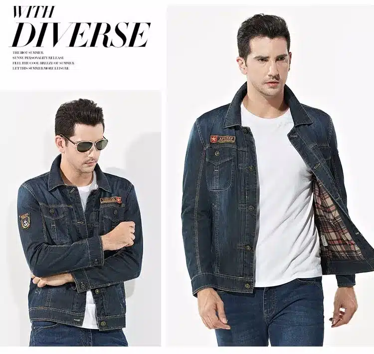 Men's Clothing M~4XL New Fashion Retro Denim Jackets Mens Jeans Coats Spring Plus Size Casual Jackets Brand CLOTHES Denim Coat 28