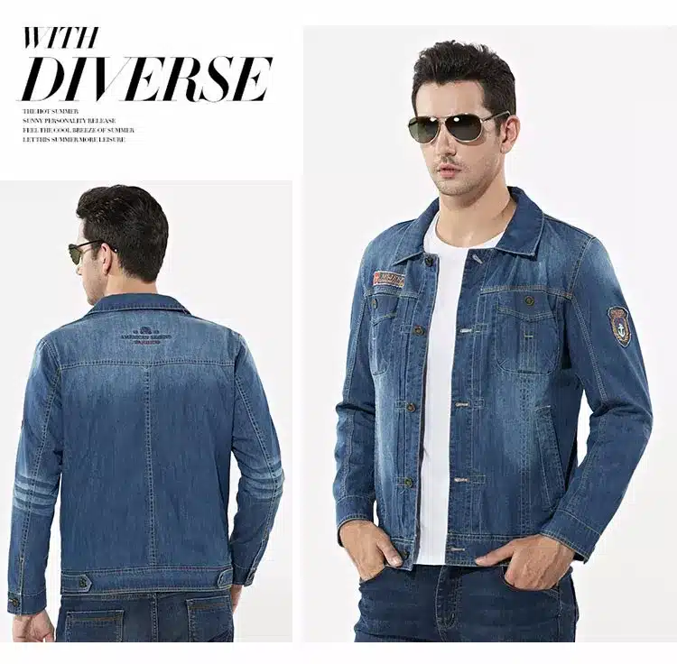 Men's Clothing M~4XL New Fashion Retro Denim Jackets Mens Jeans Coats Spring Plus Size Casual Jackets Brand CLOTHES Denim Coat 29