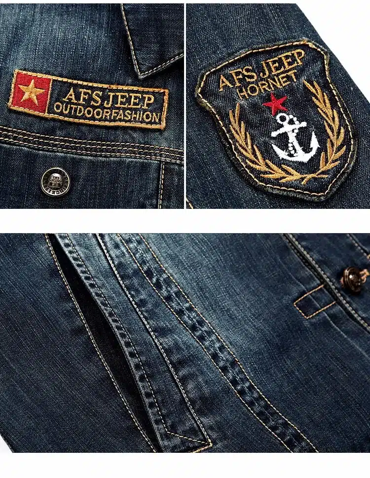 Men's Clothing M~4XL New Fashion Retro Denim Jackets Mens Jeans Coats Spring Plus Size Casual Jackets Brand CLOTHES Denim Coat 34