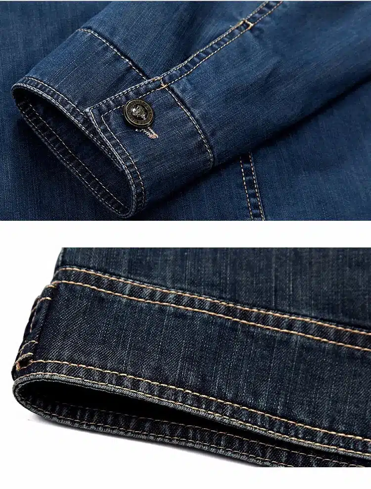 Men's Clothing M~4XL New Fashion Retro Denim Jackets Mens Jeans Coats Spring Plus Size Casual Jackets Brand CLOTHES Denim Coat 35
