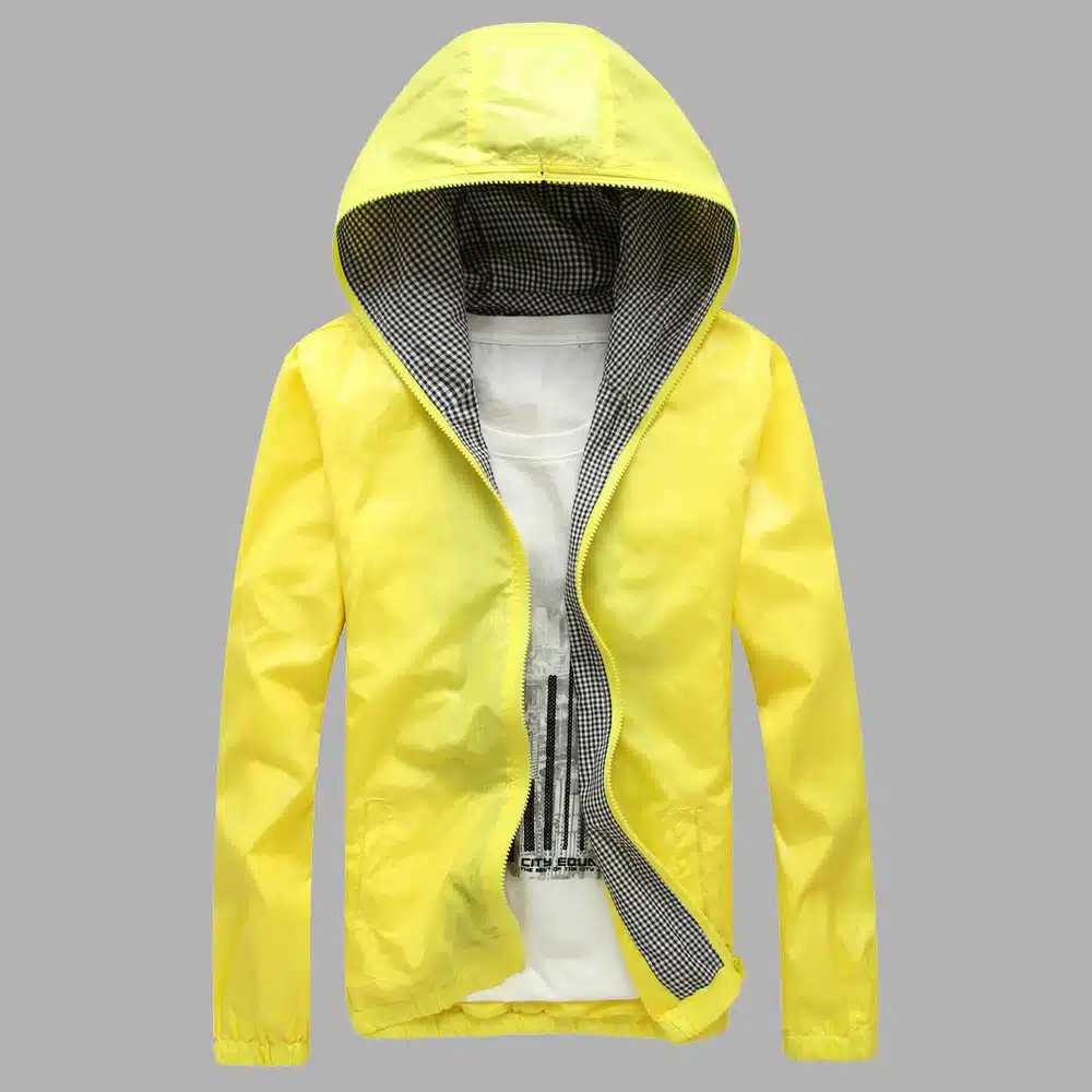 2018 Mens Jackets And Coats Fashion Chaqueta Hombre Spring Summer New Men's Bright Light Jacket Sun Clothing Block Thin Jackets 12