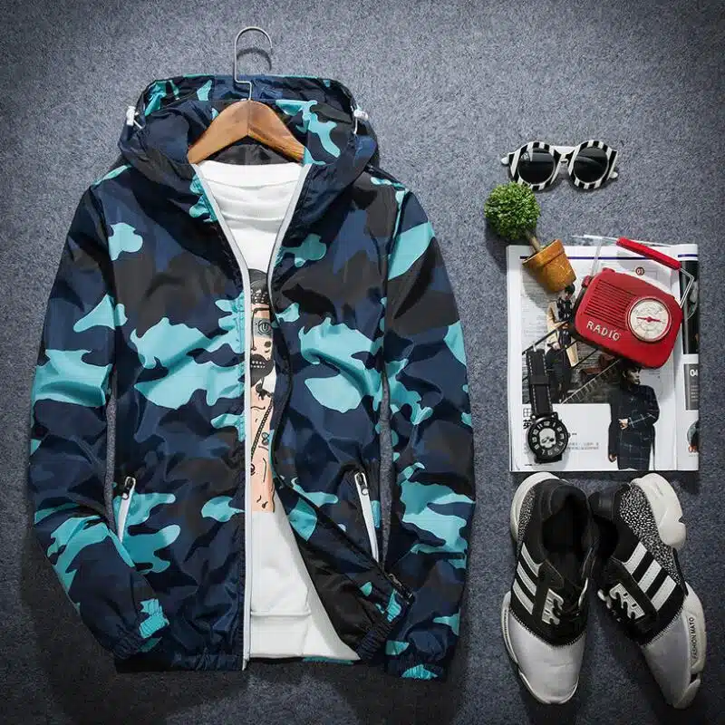 Covrlge Men Jacket Fashion 2017 Spring Men Brand Camouflage Jackets Casual Mens Coat Men's Hooded Luminous Zipper Coats MWJ011 18