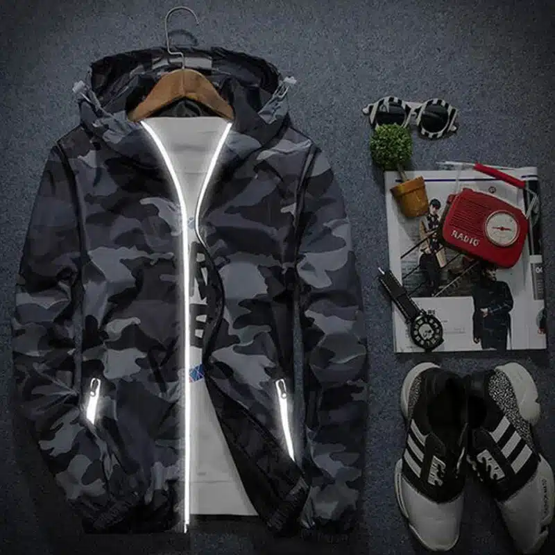 Covrlge Men Jacket Fashion 2017 Spring Men Brand Camouflage Jackets Casual Mens Coat Men's Hooded Luminous Zipper Coats MWJ011 23