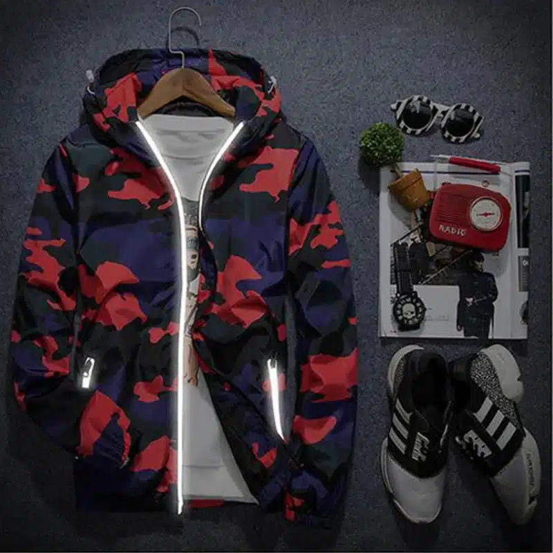 Covrlge Men Jacket Fashion 2017 Spring Men Brand Camouflage Jackets Casual Mens Coat Men's Hooded Luminous Zipper Coats MWJ011 25