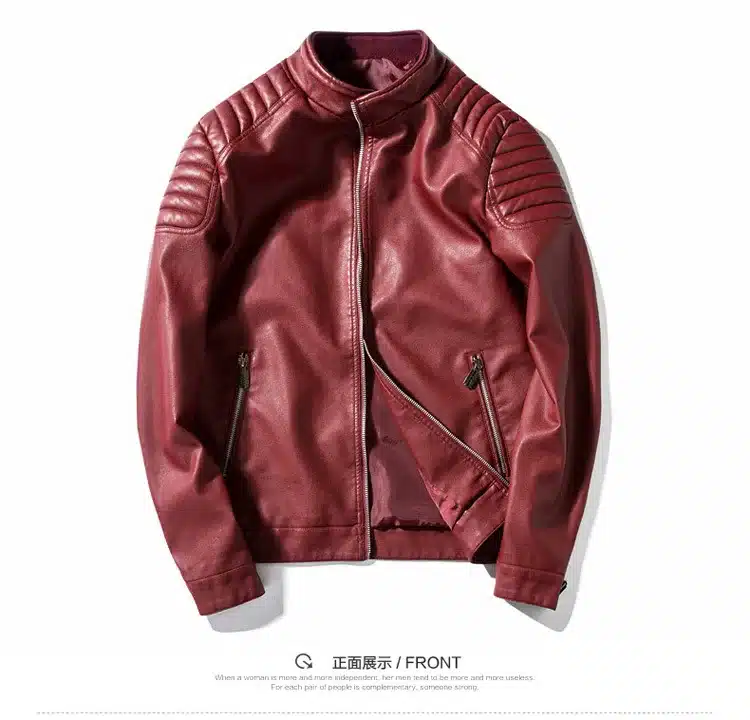 Brand 2017 Spring Autumn Outerwear Men Casual Coat Long Sleeve Zipper PU leather jacket Fashion design Men Motorcycle Jacket 4XL 16