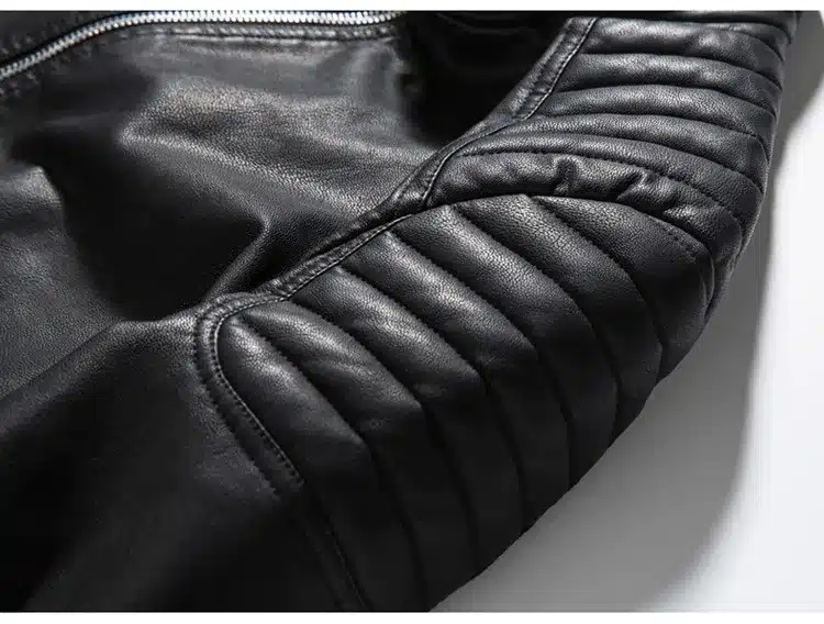 Brand 2017 Spring Autumn Outerwear Men Casual Coat Long Sleeve Zipper PU leather jacket Fashion design Men Motorcycle Jacket 4XL 20