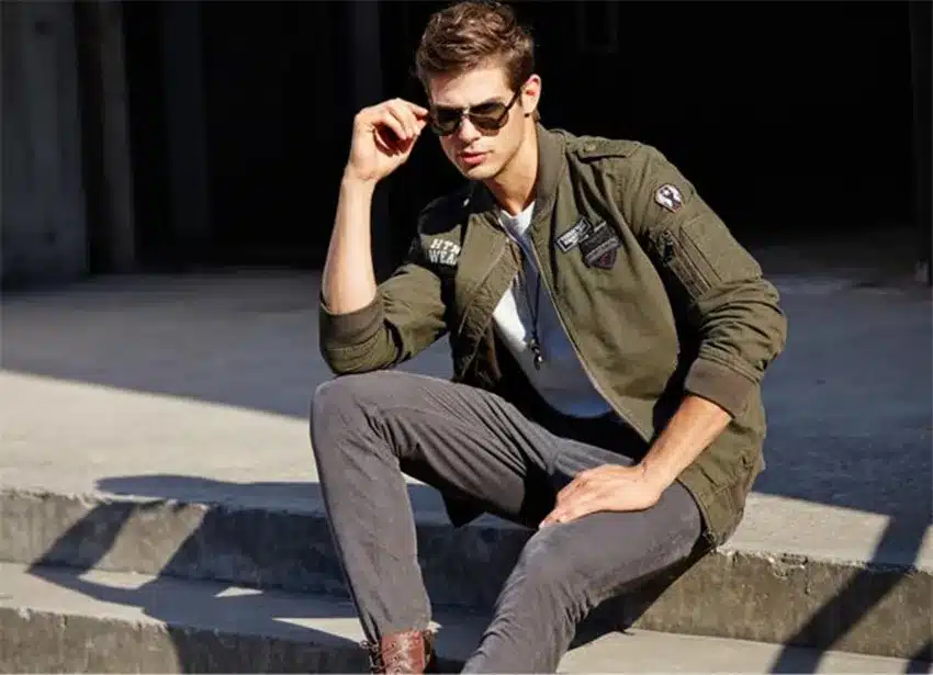 Military Jacket 2017 New Hot Selling Men Autumn Jacket Mens Spring Coat Washed with Water Cotton Jacket Leisure Fashion Jacket 11