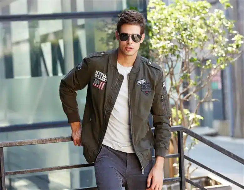 Military Jacket 2017 New Hot Selling Men Autumn Jacket Mens Spring Coat Washed with Water Cotton Jacket Leisure Fashion Jacket 17