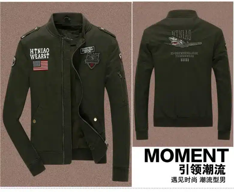Military Jacket 2017 New Hot Selling Men Autumn Jacket Mens Spring Coat Washed with Water Cotton Jacket Leisure Fashion Jacket 21