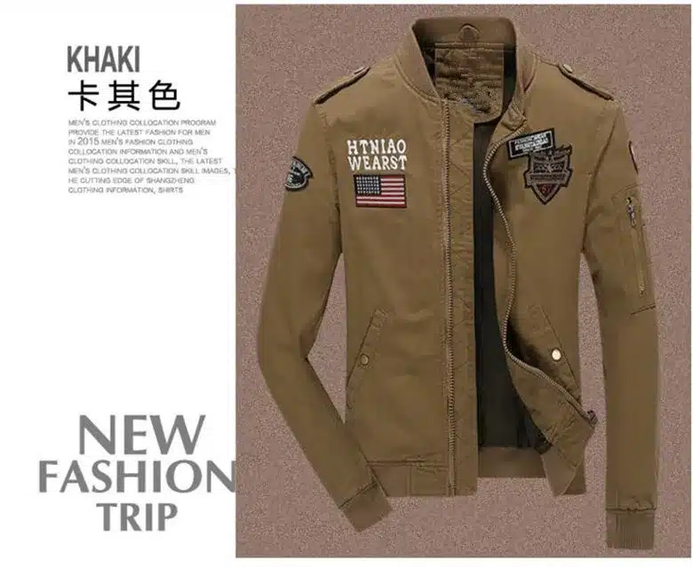 Military Jacket 2017 New Hot Selling Men Autumn Jacket Mens Spring Coat Washed with Water Cotton Jacket Leisure Fashion Jacket 22