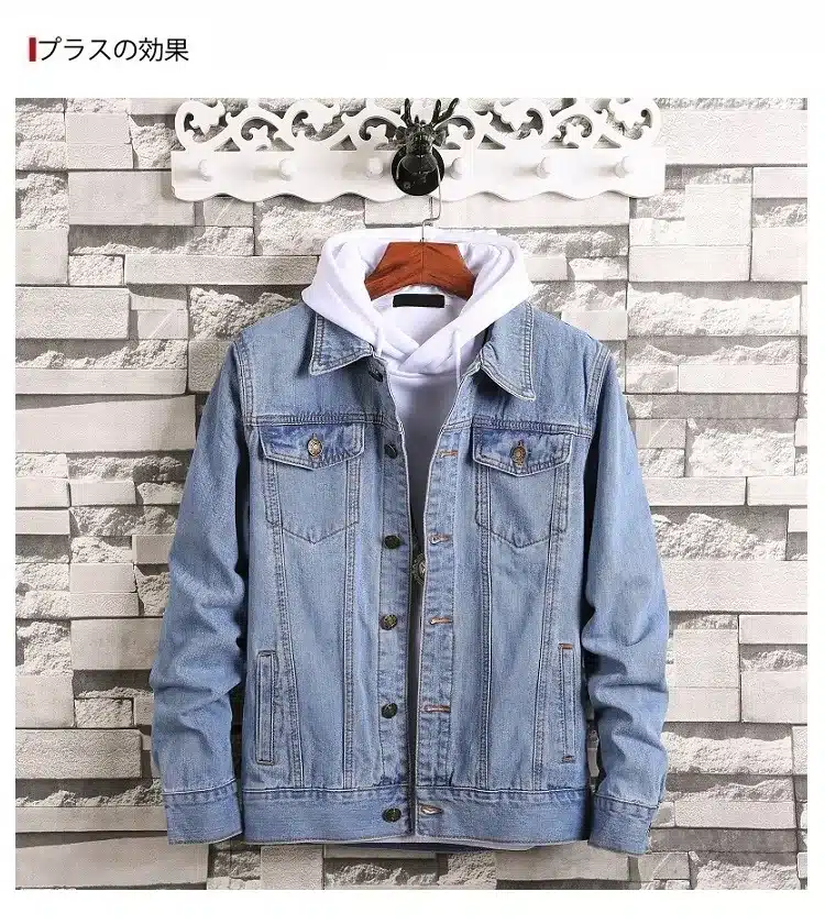 Cotton Solid Denim Jacket Mens 2018 Spring Autumn Casual Slim Fit Bomber Jackets Men Jean Jacket Mens Outwear Male Cowboy M-4XL 7