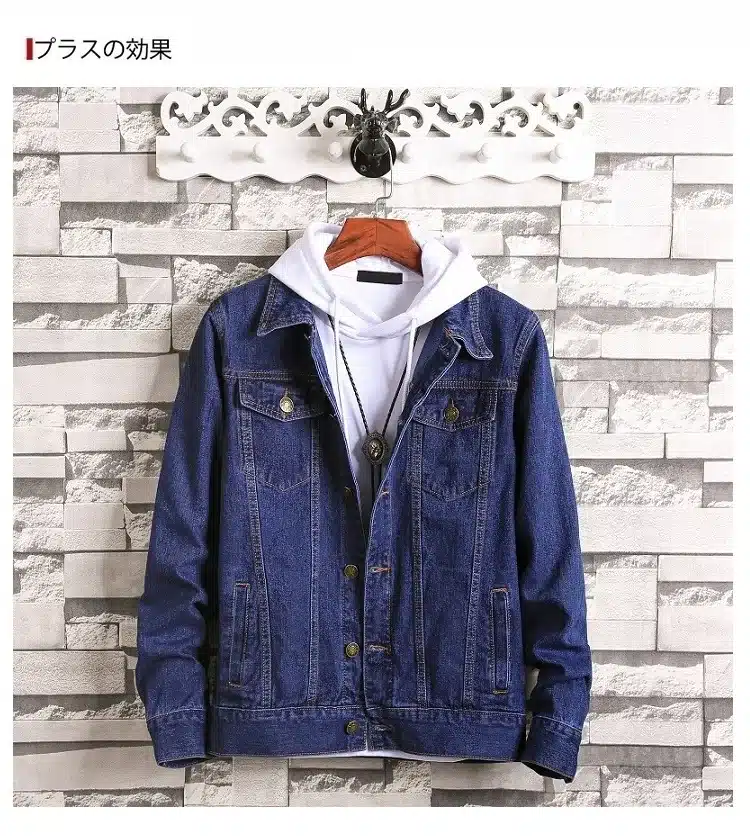 Cotton Solid Denim Jacket Mens 2018 Spring Autumn Casual Slim Fit Bomber Jackets Men Jean Jacket Mens Outwear Male Cowboy M-4XL 9