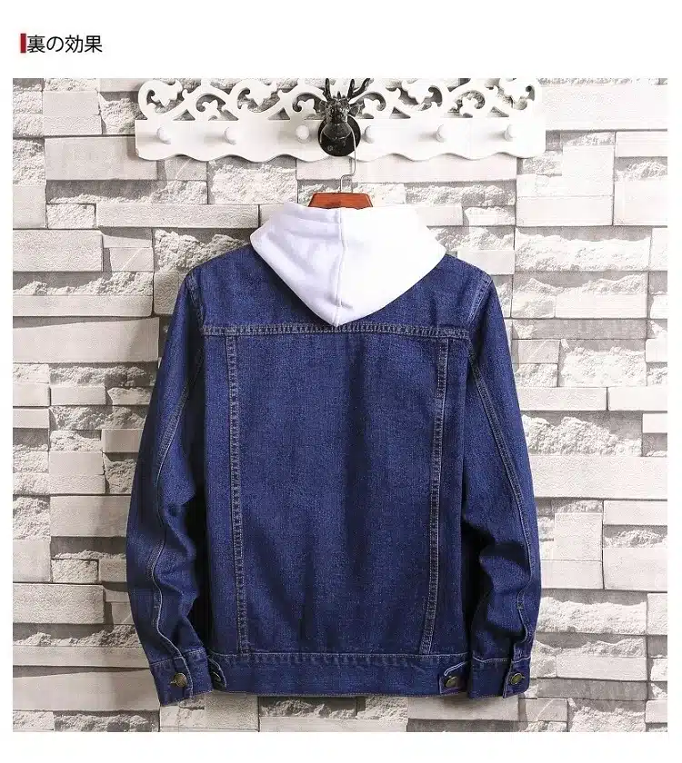 Cotton Solid Denim Jacket Mens 2018 Spring Autumn Casual Slim Fit Bomber Jackets Men Jean Jacket Mens Outwear Male Cowboy M-4XL 10