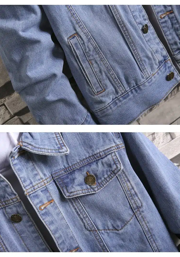 Cotton Solid Denim Jacket Mens 2018 Spring Autumn Casual Slim Fit Bomber Jackets Men Jean Jacket Mens Outwear Male Cowboy M-4XL 14