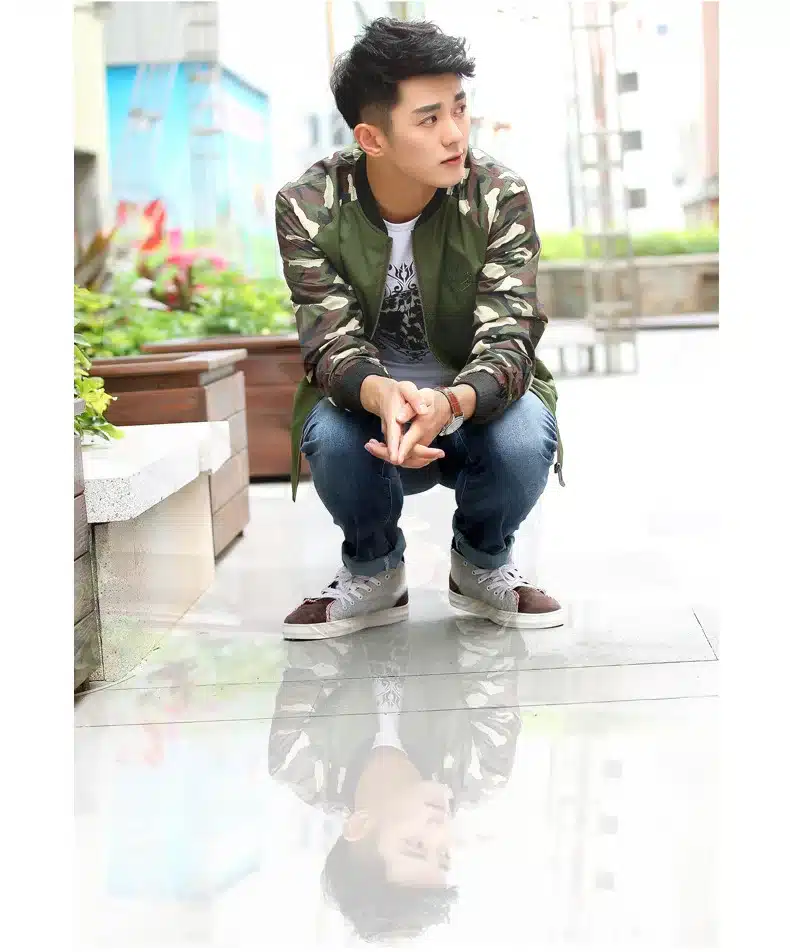 Jacket Men 2018 New Spring Mens Jacket Fashion Jacketmen Cotton Outerwear Coats Patchwork Military Camouflage Jacket For Men 11