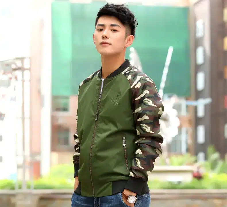 Jacket Men 2018 New Spring Mens Jacket Fashion Jacketmen Cotton Outerwear Coats Patchwork Military Camouflage Jacket For Men 13