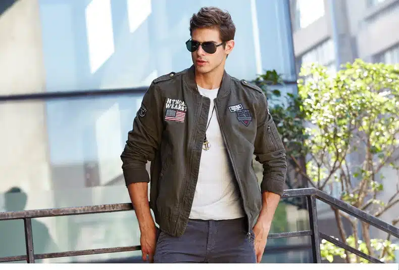 2017 new men's jacket spring jacket bomber Brand jacket self-cultivation Army flight leisure men's high quality coat Overcoat 10