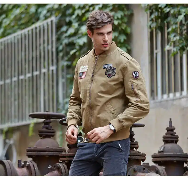 2017 new men's jacket spring jacket bomber Brand jacket self-cultivation Army flight leisure men's high quality coat Overcoat 17
