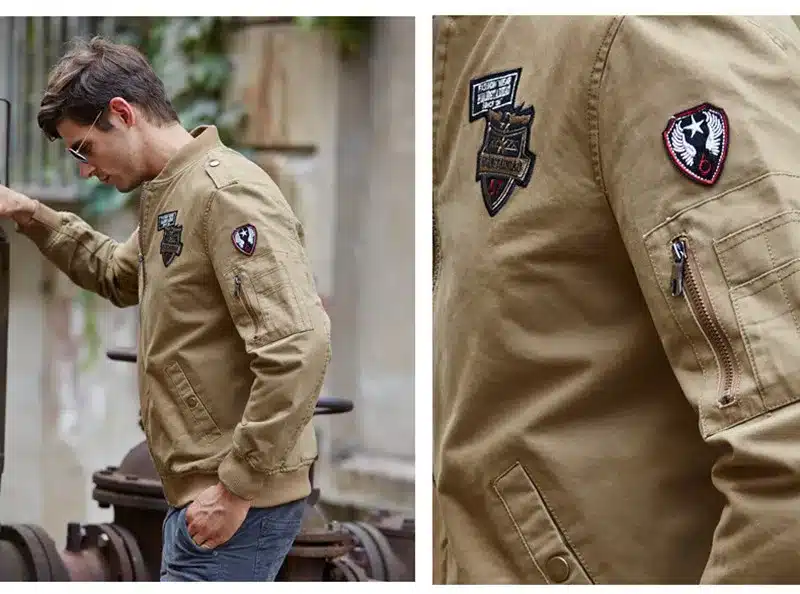 2017 new men's jacket spring jacket bomber Brand jacket self-cultivation Army flight leisure men's high quality coat Overcoat 18