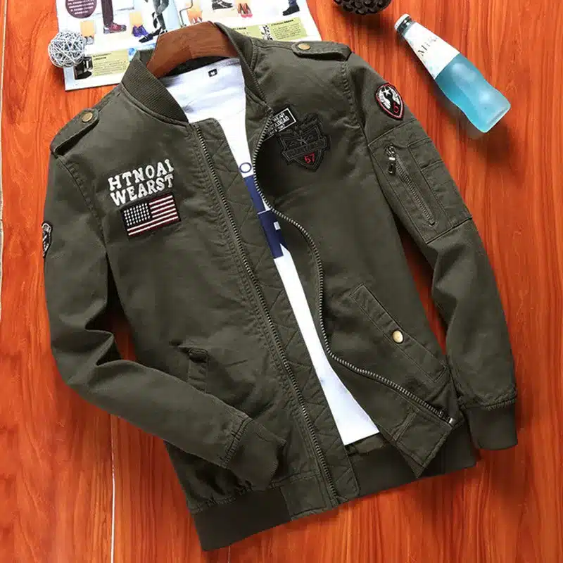 2017 new men's jacket spring jacket bomber Brand jacket self-cultivation Army flight leisure men's high quality coat Overcoat 20