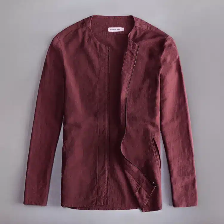 Simple Fashion Suhaiwe's Brand Spring Jacket Men Linen O-Neck Long-Sleeved Cotton Men Jacket Casual Designer Clothing Chaqueta 9