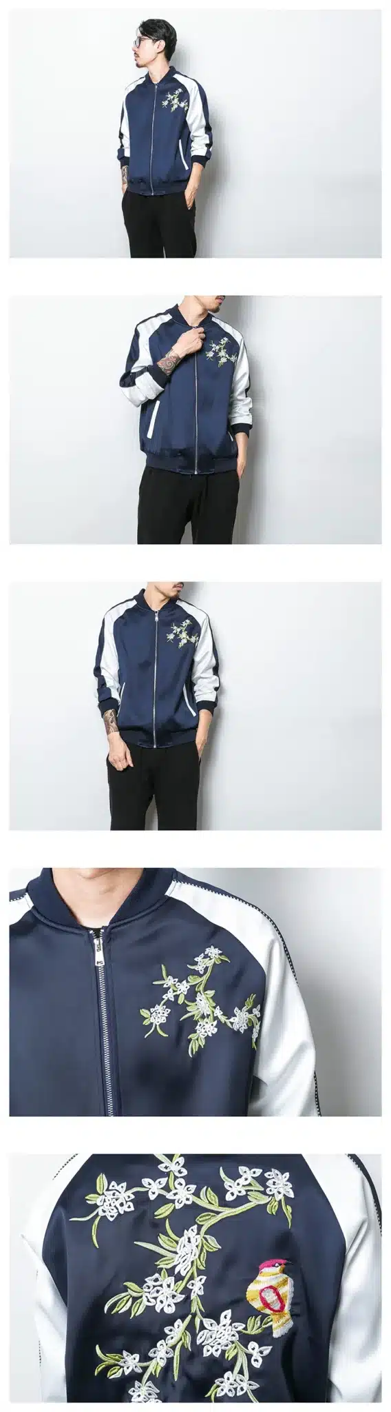 2019 Mens Bomber Jacket Embroidery Jacket Men Couple Army Green Baseball Jacket Men Spring Pilot Jacket Men Autumn Casual 8