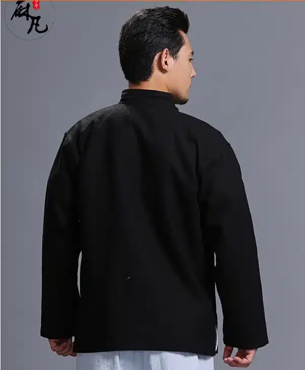 Spring and autumn chinese style retro frog casual pure linen cardigan men's outer coat jacket with pocket 27
