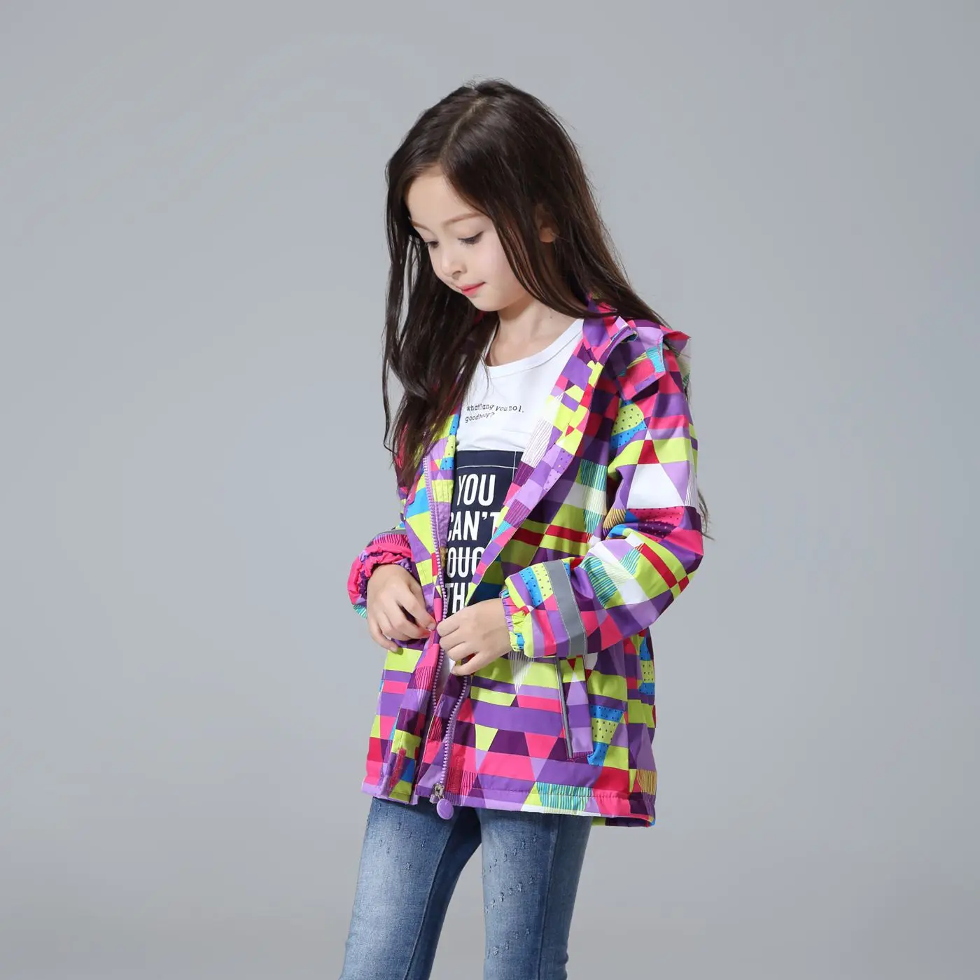 Waterproof Windproof Children Outerwear Baby Girls Jackets Children Kids Coat Warm Polar Fleece Winter Autumn Spring For 3-12T 11