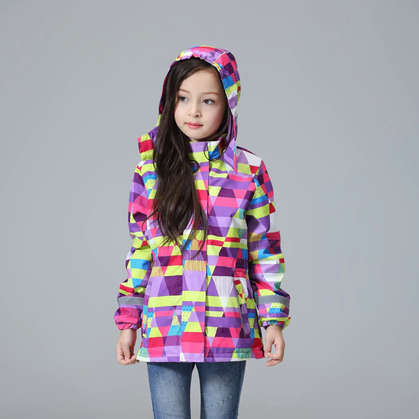 Waterproof Windproof Children Outerwear Baby Girls Jackets Children Kids Coat Warm Polar Fleece Winter Autumn Spring For 3-12T 12