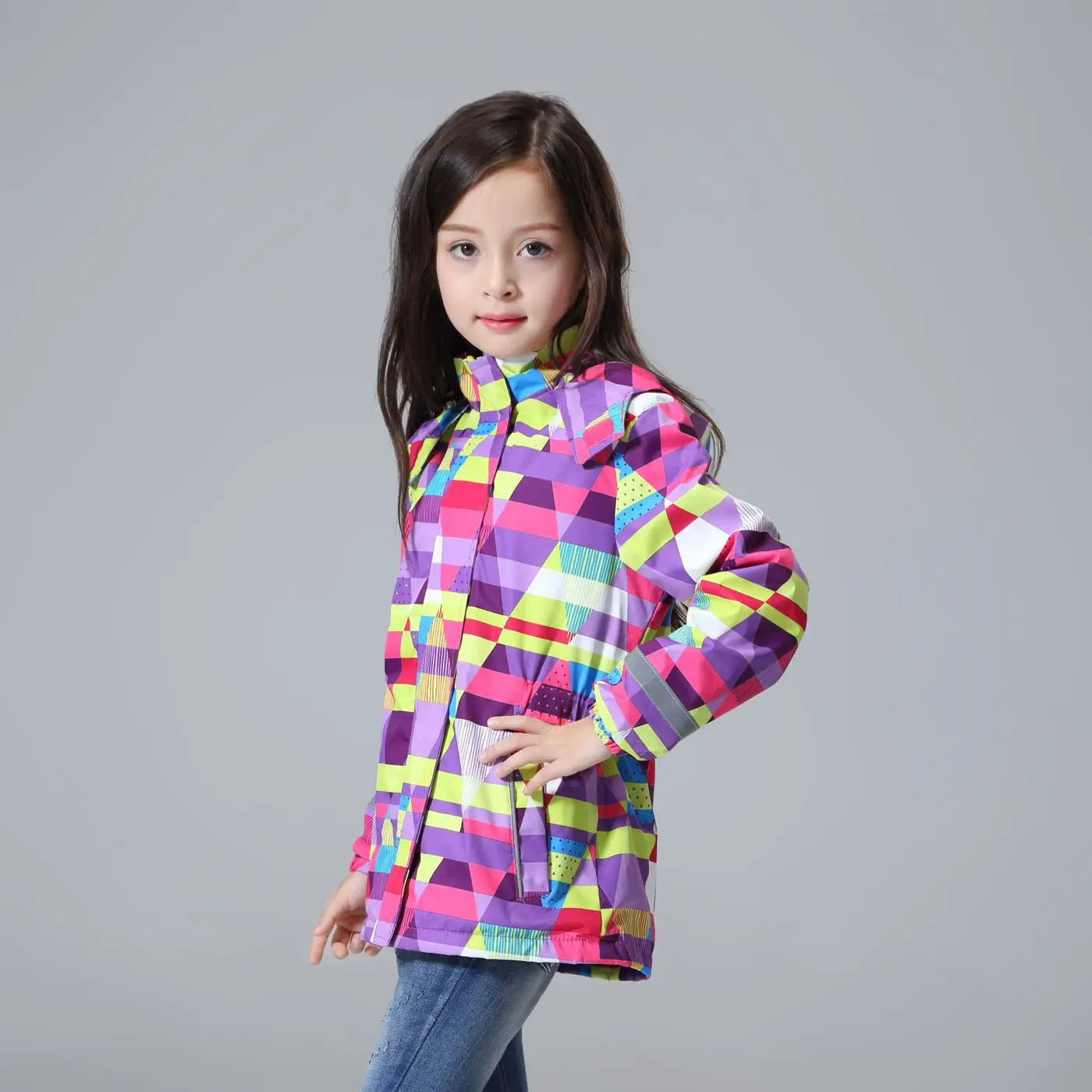 Waterproof Windproof Children Outerwear Baby Girls Jackets Children Kids Coat Warm Polar Fleece Winter Autumn Spring For 3-12T 14