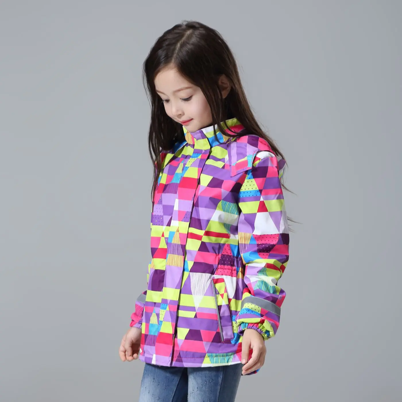 Waterproof Windproof Children Outerwear Baby Girls Jackets Children Kids Coat Warm Polar Fleece Winter Autumn Spring For 3-12T 15