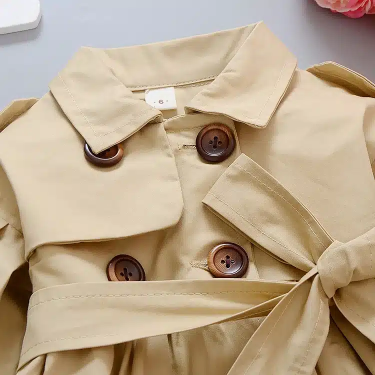 Girl Trench Coat Spring Autumn Baby Jacket Outwear Kids Overcoat Children Windbreaker Clothes Girls Coats 5