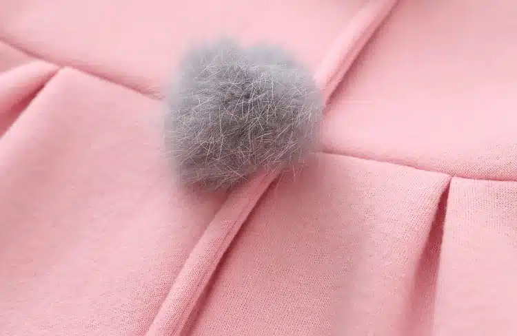 Cute Rabbit Ear Hooded Girls Coat New Spring Top Autumn Winter Warm Kids Jacket Outerwear Children Clothing Baby Tops Girl Coats 19
