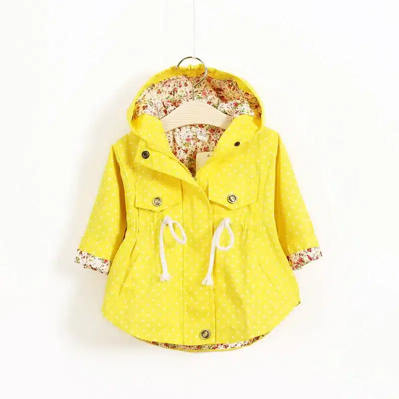 Girls Trench Coat 2015 Spring Autumn Fashion Baby Girls Jackets Hooded Kids Jacket Children Outerwear Coats for Girls 3 Colors 4